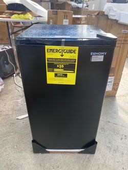 Euhomy Compact Refrigerator Black