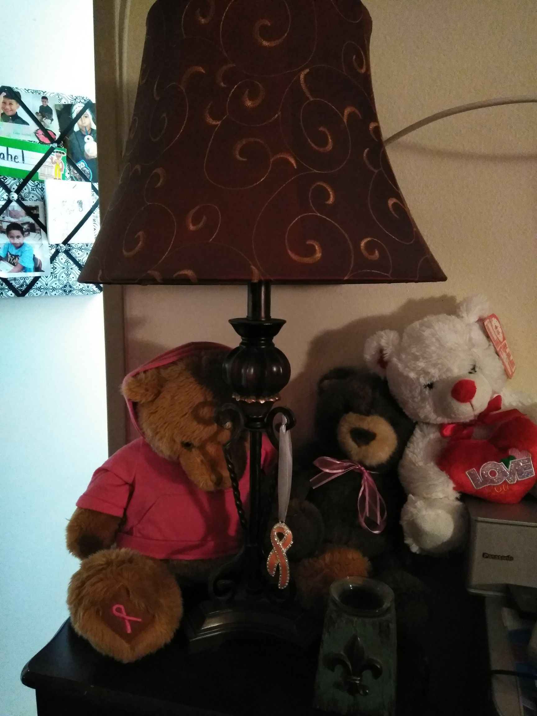 Lamp and lamp shades