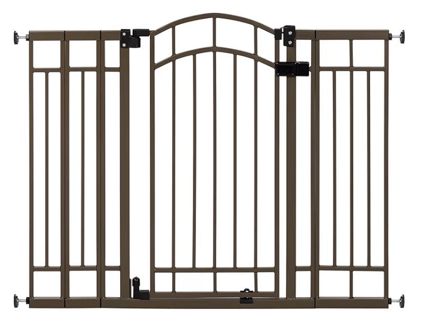 Baby/Pet Gate. Bronze Color. Expandable. Hardware Included