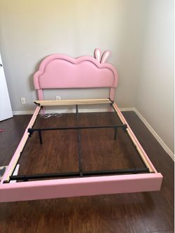 LED light kids bed frame