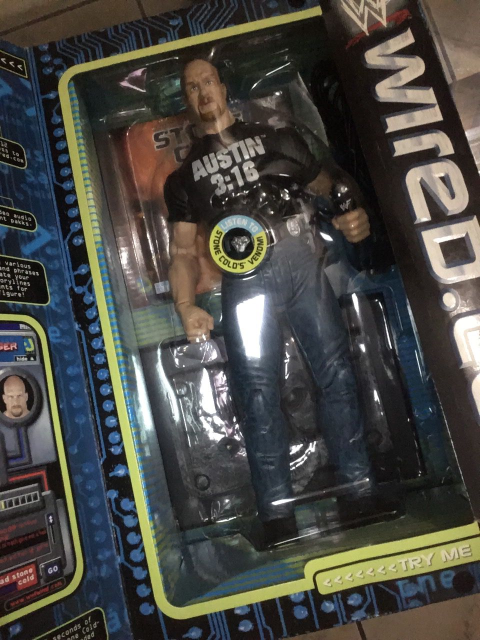 1999 WWF WWE Stone Cold Steve Austin Wrestling Figure Old School Doll Collectable 