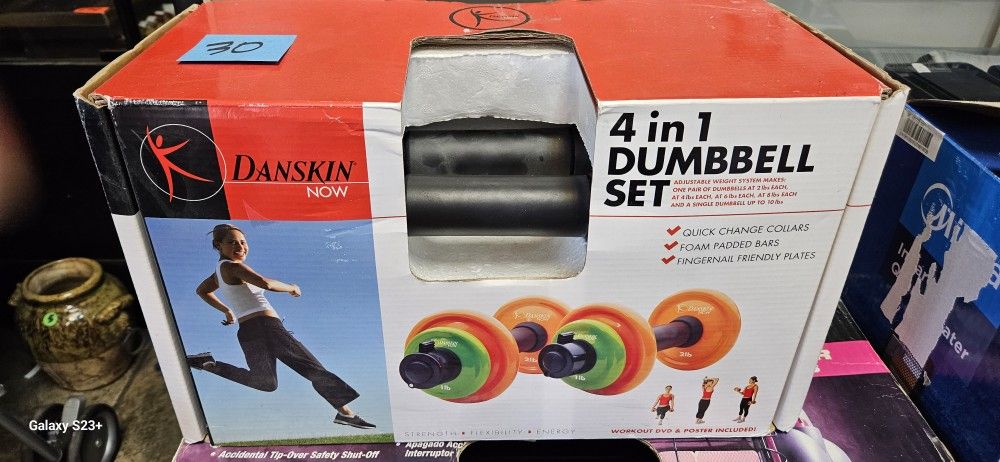 Danskin 4 In 1 Dumbbell Set