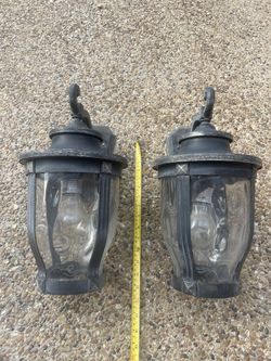 Like New 16” Porch Lights
