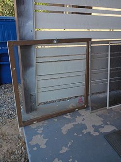 FREE - single pane window, screens, scrap metal, sheetrock