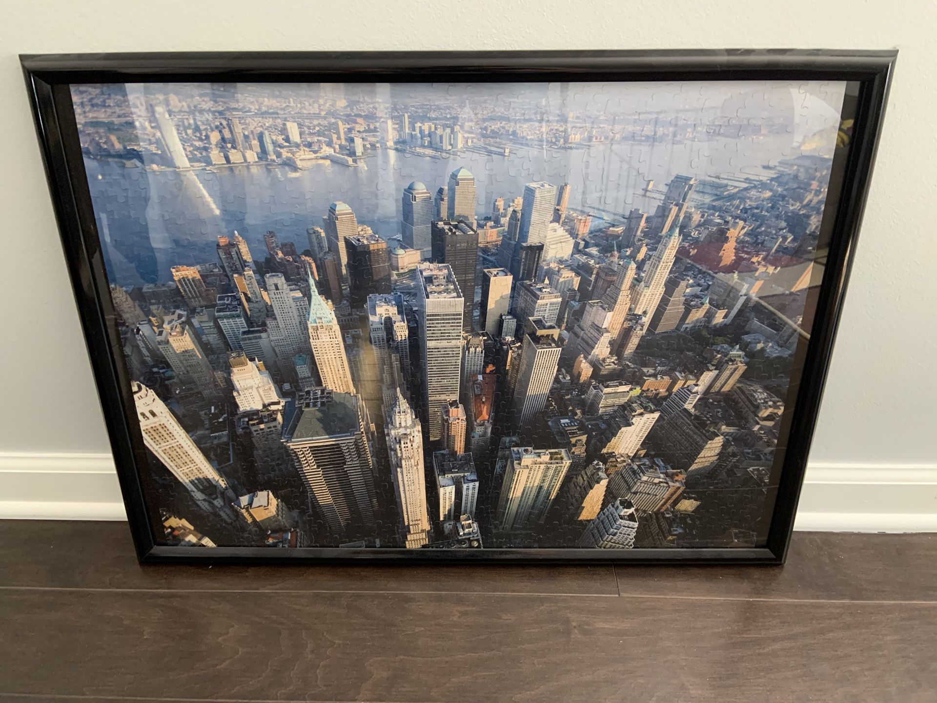 Puzzle picture frame