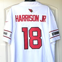 SMALL / MED - CARDINALS #18 HARRISON JR JERSEY