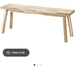 IKEA SKOGSTA Bench, acacia