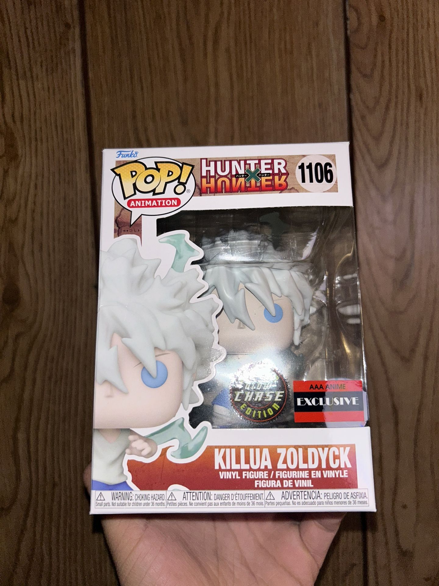 Hunter X Hunter Killua Chase Funko Pop 1106 Funko Pop