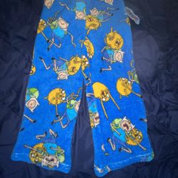  Cartoon Network Adventure Time Fleece Pajama Pants 