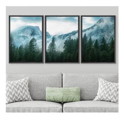 Framed Canvas Print Wall Art Woodland Nursery Decor Set View