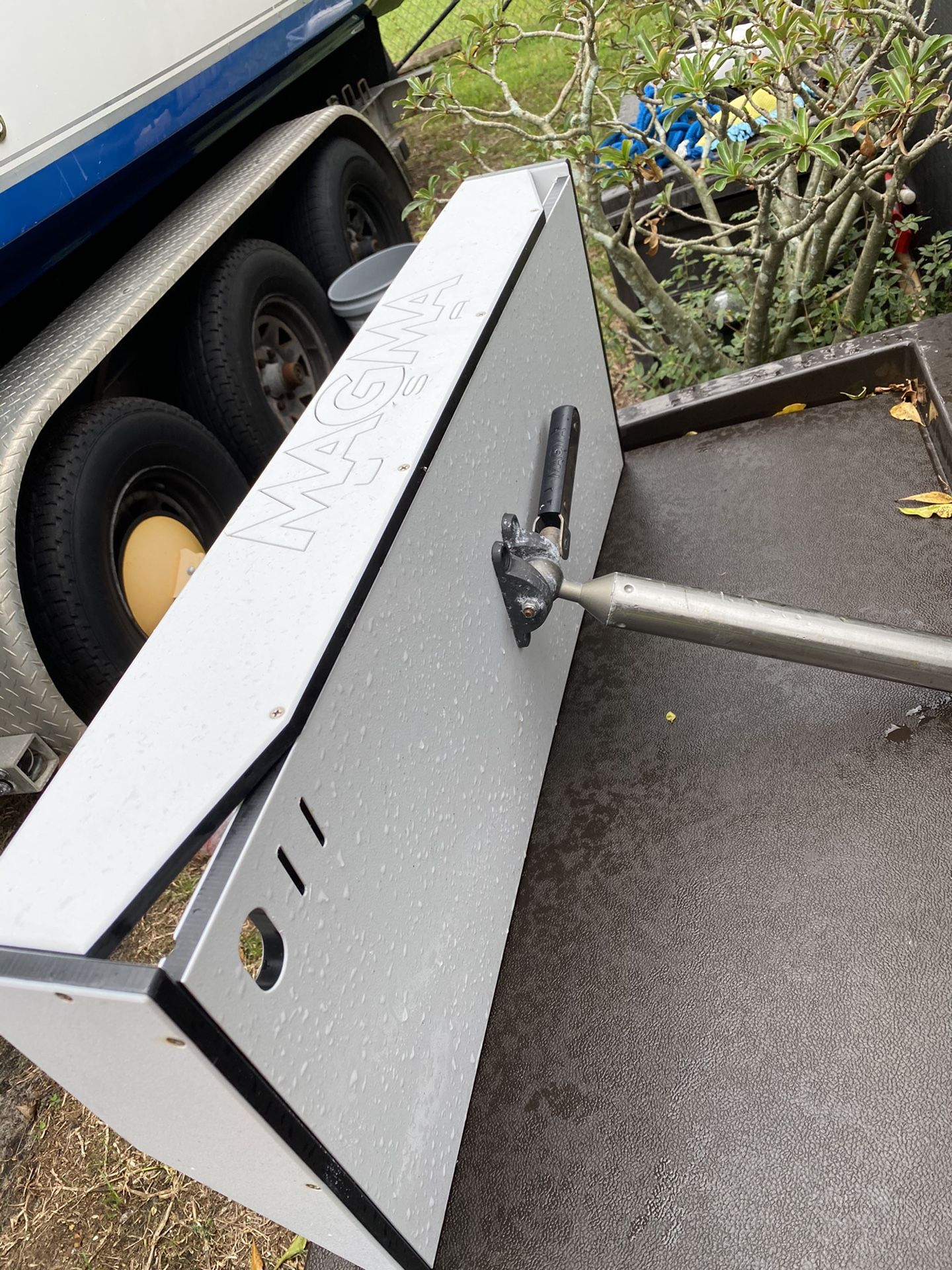 Magma rod holder cutting board for Sale in West Palm Beach, FL OfferUp