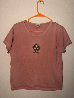 Vintage 90s Y2K Crazy Shirts Hawaii Palm Springs Embroidered Sun Tee - Medium