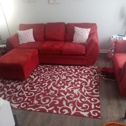 Red Furniture Set