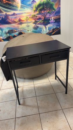 Desk and chair