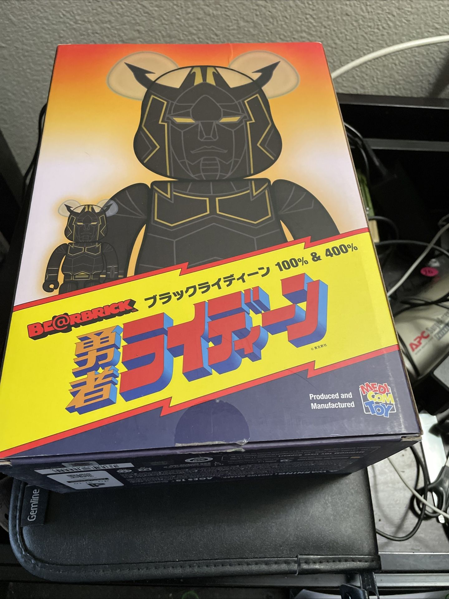 BE@RBRICK Black Reideen 100%& 400% Bearbrick Figure Toy Medicom Box New