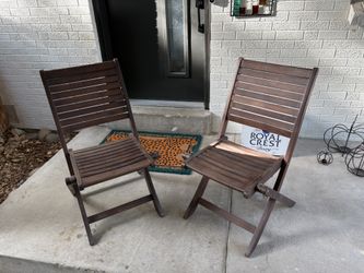 Eucalyptus Folding Bistro Chairs