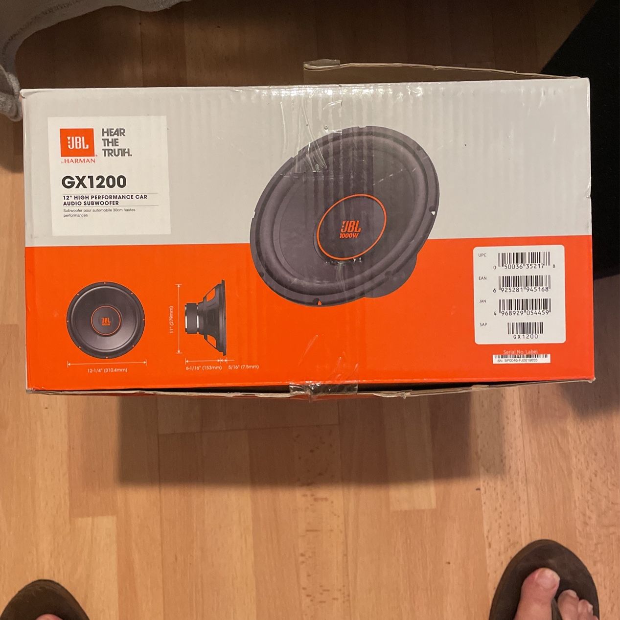 Audio 12 inch JBL woofer brand new in box