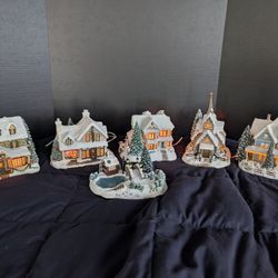 Thomas Kincaid Lighted Christmas Village