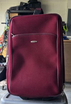 Pierre Cardin Rolling Suitcase 21" Red Color