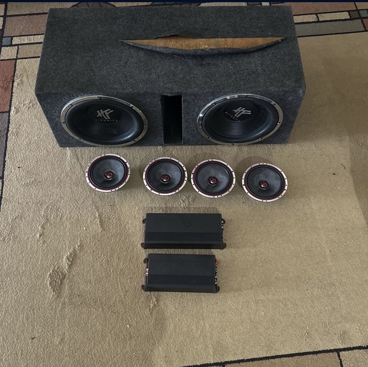 Car Sound System DS18 6.5 EXL Speakers/DS18 Amps