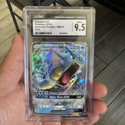 🐉 CGC 9.5 MINT+ 🐉 GYARADOS GX SM212 | BLACK STAR PROMO | CLEAN SLAB
