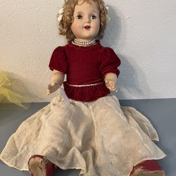 29” antique doll - circa 1940s-1950s