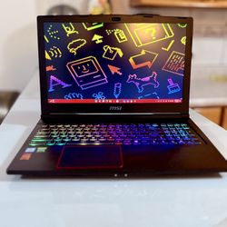 MSI Gaming Laptop RTX I7