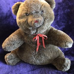 Talking 1985 Vintage Spinoza Therapy Autism Bear Speaks From The Heart Tape Player Plush