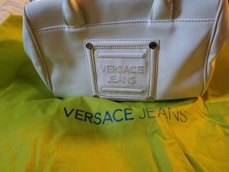Authentic Versace Jean white handbag