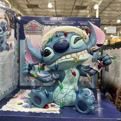 DISNEY CHRISTMAS STITCH STATUE 