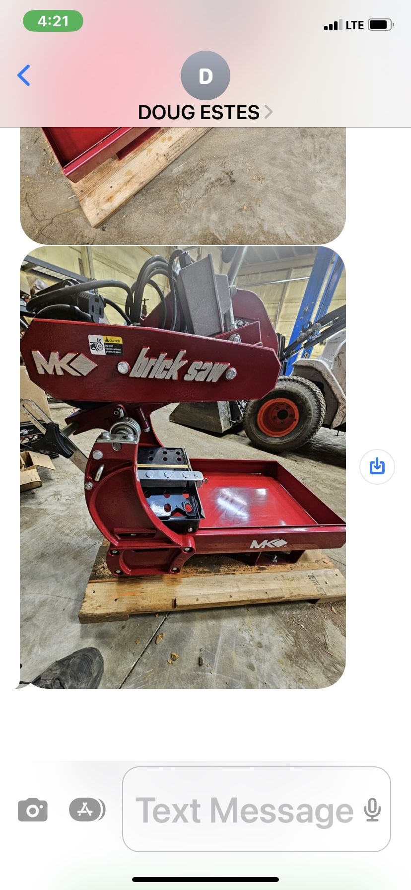 MK BRICK SAW 14” MODEL # 161195