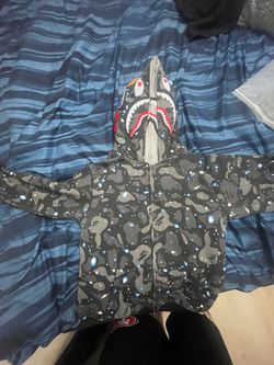BAPE Space camo Shark Full-Zip Hoodie