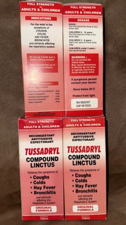 TUSSADRYL RED CODEINE
