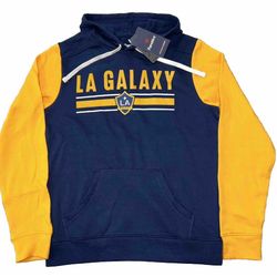 Fanatics Los Angeles Galaxy Pullover Hoodie Sweatshirt Men’s Medium New