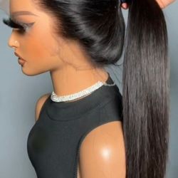 360 HD Lace, 20" SDD, Straight Wig, 100% Vietnamese Human Hair, 200 percent density.