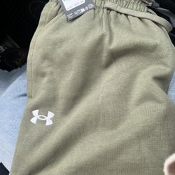 Green under Armour joggers