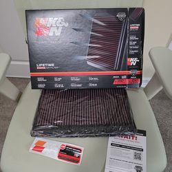 K & N reusable engine air filter/2017 Dodge Ram 2500 big horn 6.8 liter gas engine