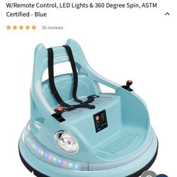 Toddler Bumping Car W/Remote