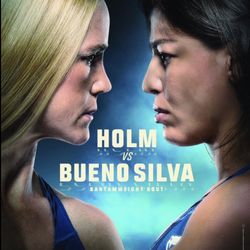 Holm Vs Bueno Silva Fight Night Signed Poster