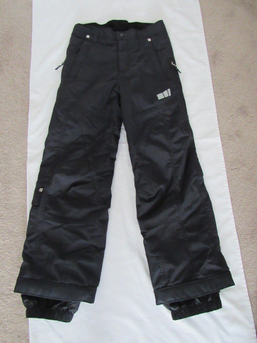 Obermeyer Youth 12 Black Snow Pants 