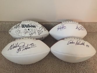 Autographed Footballs