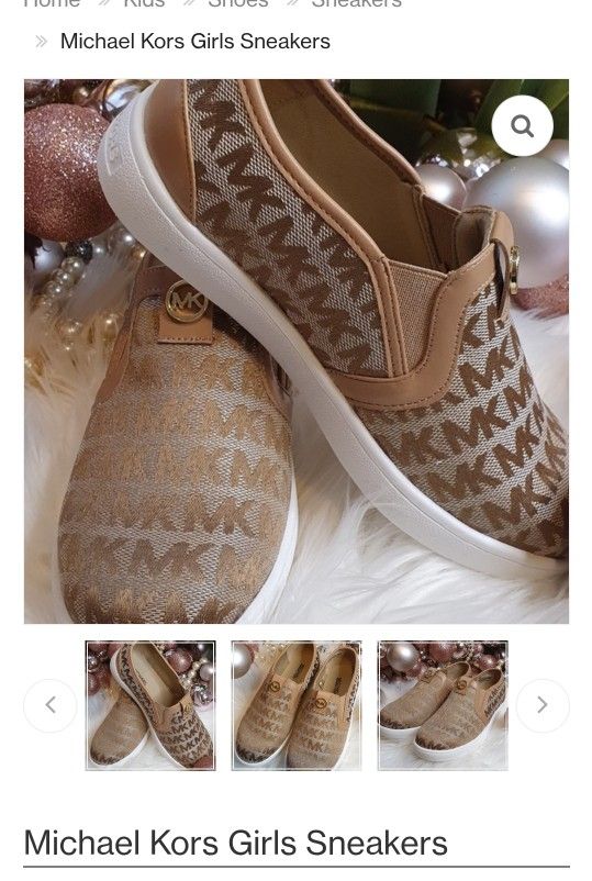 Michael Kors Kids Shoes Size 1 