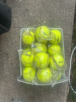 22 New Wilson Softballs Bulk Lot