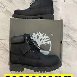 Black Timberlands 