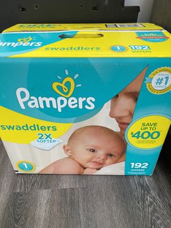 Pampers Swaddlers Size 1 for sale