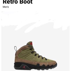 Air Jordan 9 Retro Boot Size 11 