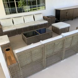 12 pcs Modern Oasis Outdoor Patio Sectional/Couch Set - Brand New  in Box