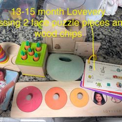 13-15 Month Lovevery Kit Missing Minimal Pieces