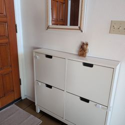 Shoe Cabinet + A Mirror