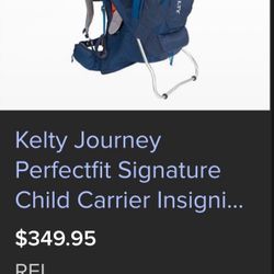Kelty Child Carrier Hiking Backpack